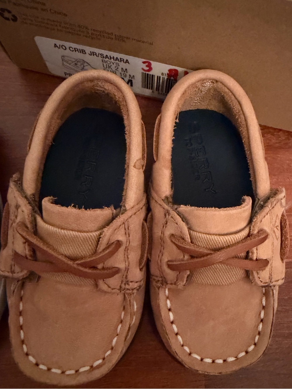 Sperry toddler boy shoes size 3 - Picture 2 of 2